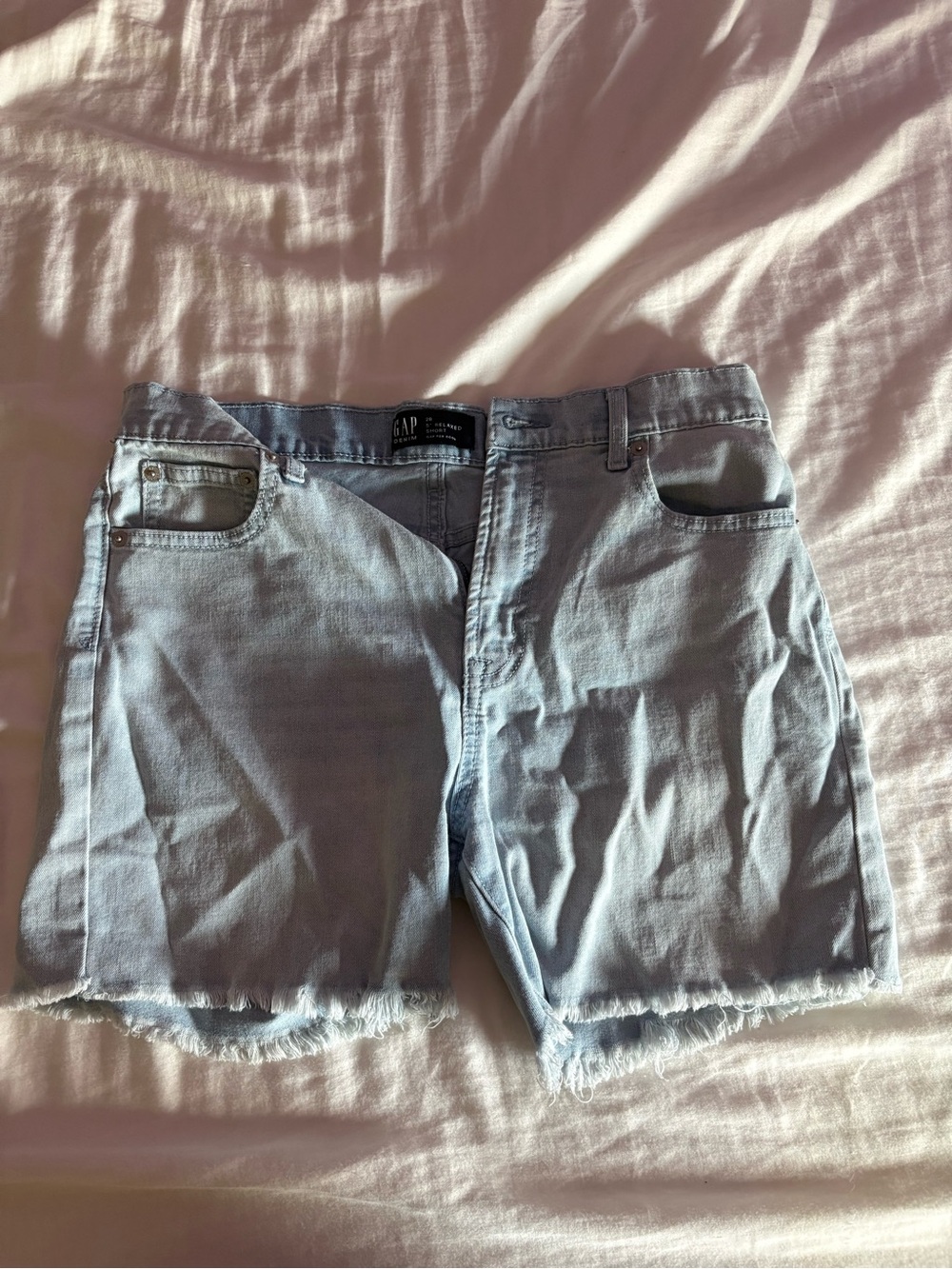 GAP Light Blue Denim Cutoff Shorts